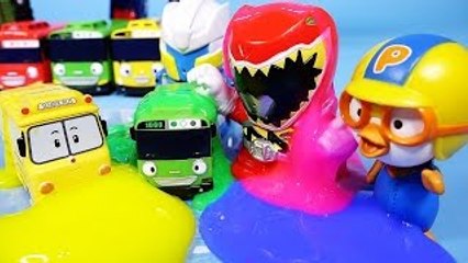 Slime monsters 액체괴물 타요 뽀로로 다이노포스 Liquid monster Pororo, Tayo