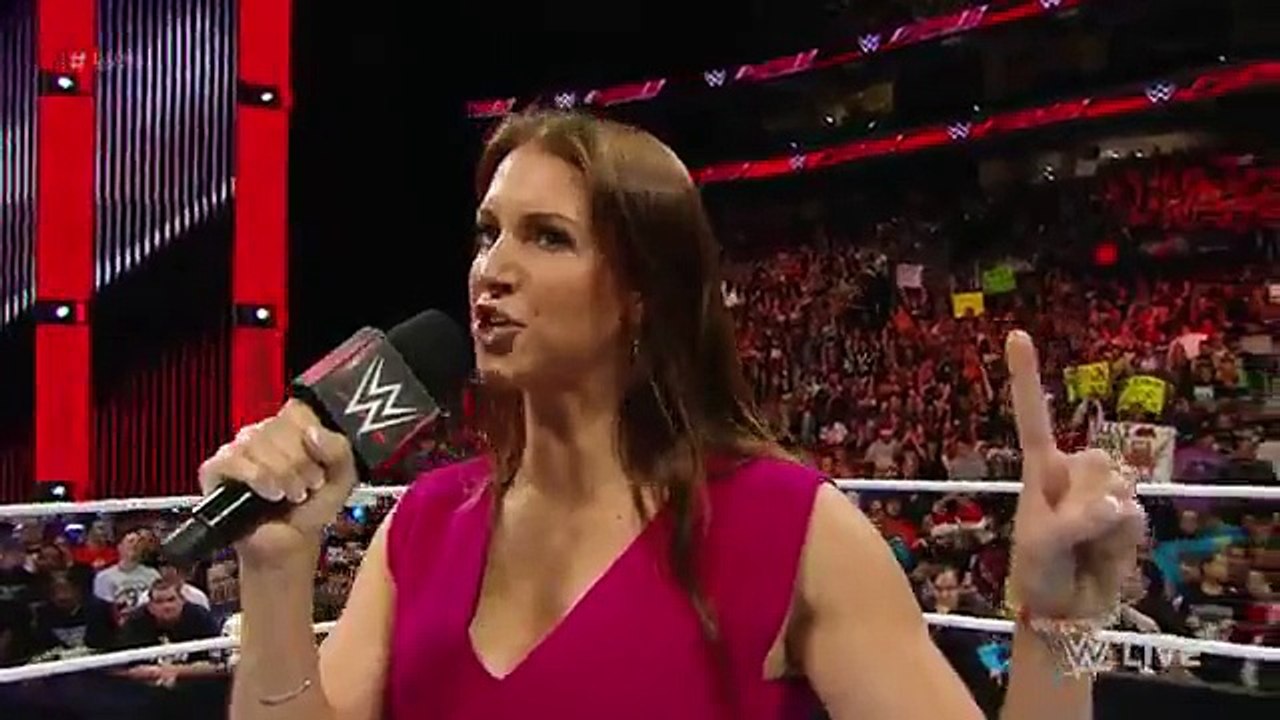 Stephanie McMahon is furious with Roman Reigns Raw December 14 2015 -