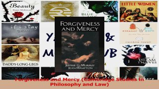 Read  Forgiveness and Mercy Cambridge Studies in Philosophy and Law Ebook Free