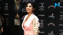 Sapna Pabbi suffers wardrobe malfunction at Star dust Awards