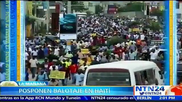 Comité Electoral Provisional aplaza la segunda vuelta presidencial en Haití