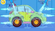 Cartoons for Kids - Car Ride App Demo! Panda CAR WASH & Garage for Children - YouTube