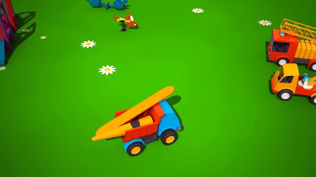 Мультик конструктор Грузовичок Лева и Бульдозер, развивающие мультики про машинки для дете