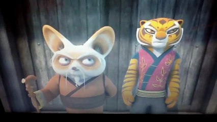Bad Po flirts with Tigress and insults Shifu