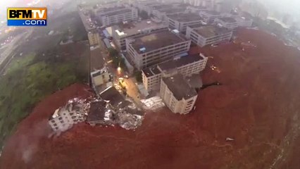 Chine les dégâts impressionnants du glissement de terrain qui a fait 91 morts
