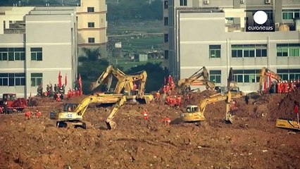 Glissement de terrain en Chine  81 disparus, un premier corps dégagé