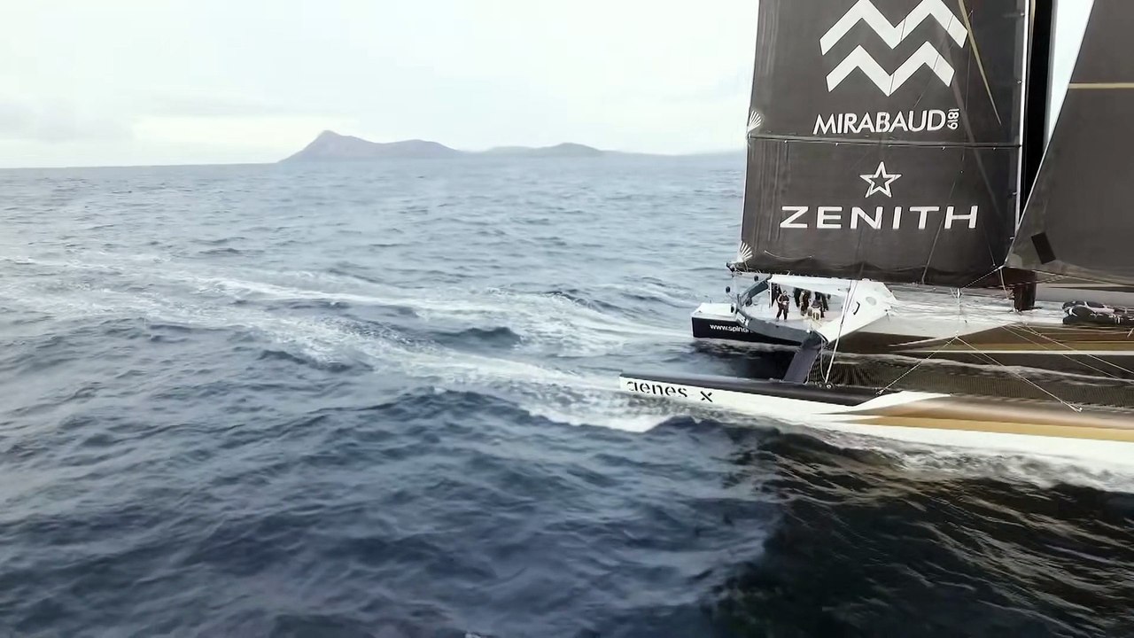 Trophée Jules-Verne : Spindrift 2 filmé au cap Horn par son drône