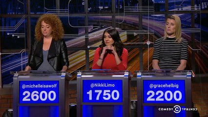 Michelle Wolf, Nikki Limo and Grace Helbig - Frights, Camera, Action - @midnight with Chris Hardwic