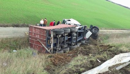 Bresles : le camion coupe la RN 31, son chauffeur est dans un état critique