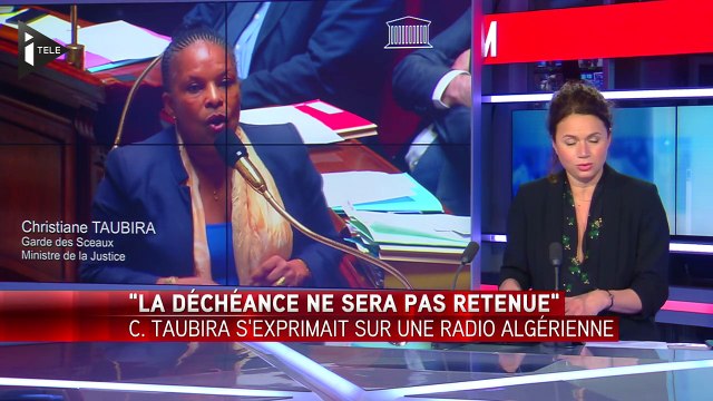 Christiane Taubira: la déchéance de nationalité est un sujet qui va s'éteindre