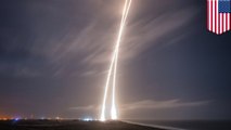 Elon Musk SpaceX lands rocket vertically for the first time