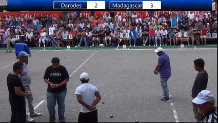 Mondial de Millau 2015 : 64ème du triplette MADAGASCAR vs DARODES