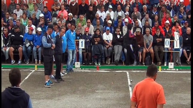 Mondial de Millau 2015 : Huitième du triplette WEIBEL vs GRANDET