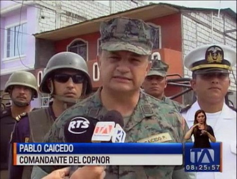 Fuerzas Armadas decomisan municiones en Esmeraldas