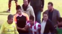 Turkish footballer loses it and kicks his opponent in the head!