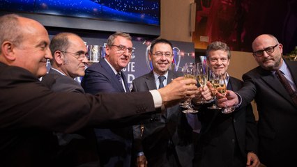 Discurso de Josep Maria Bartomeu en la comida de Navidad 2015 con la prensa