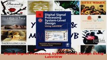 PDF Download  Digital Signal Processing SystemLevel Design Using LabVIEW Download Full Ebook