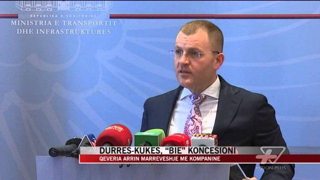 Durrës-Kukës, “bie” koncesioni - News, Lajme - Vizion Plus