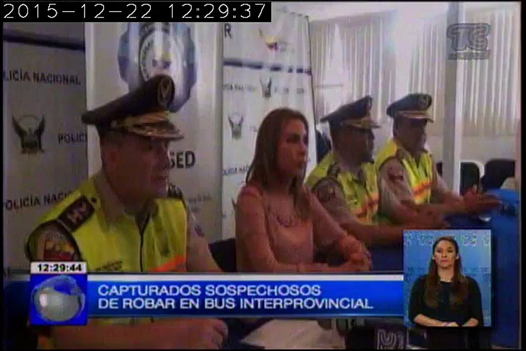 Capturados sospechosos de robar en un bus