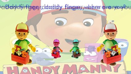 Handy Manny Finger Family Song Daddy Finger Nursery Rhymes Full animated cartoon english 2