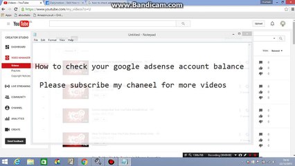 How to check your google adsense account balance