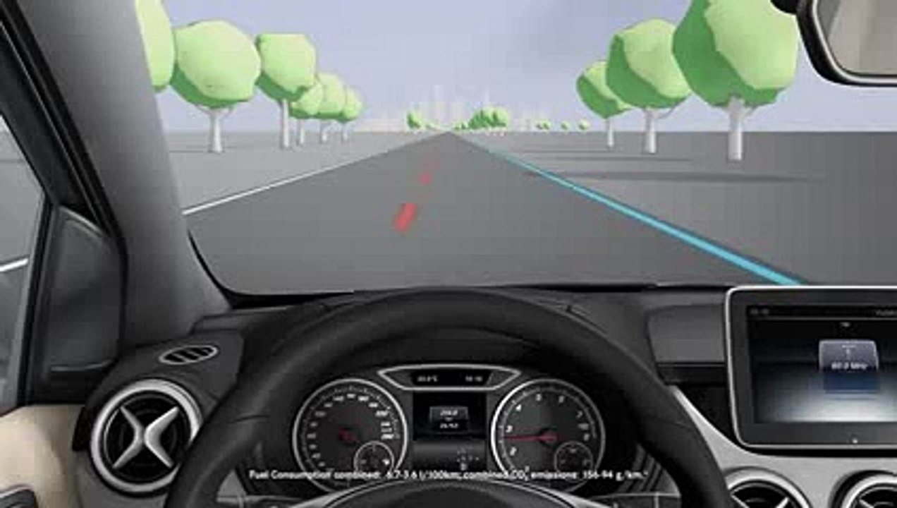 Mercedes-Benz TV - B-Class - Lane Keeping Assist.