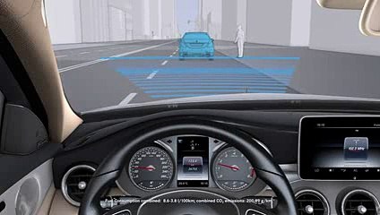 Mercedes-Benz TV - C-Class - PRE-SAFE® system.