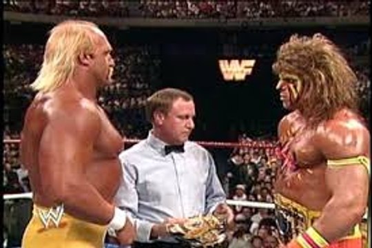 Hulk Hogan vs. Ultimate Warrior- WrestleMania VI - Champion vs. Champion Match