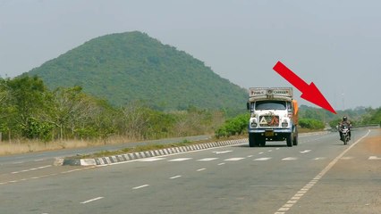 GHOST VIDEO  Real ghost caught at NH 10  Scary ghost caught on camera