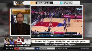 ESPN First Take - Thunder Defeat Clippers After Kevin Durant Nails Clutch Jumper