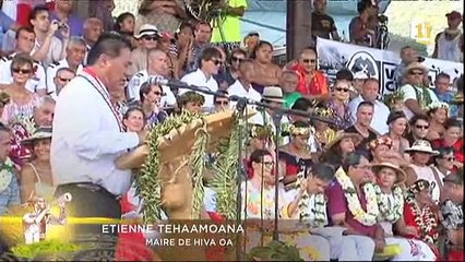 Cérémonie d'ouverture du 10è Festival des arts des îles Marquises - 16 12 2015 - Polynésie 1ère