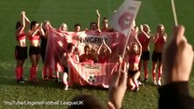 Female footballers who are 'fighting for equality' by playing in hotpants and crop tops spark backlash ahead of their first game at Ryan Giggs and Gary Neville's hotel