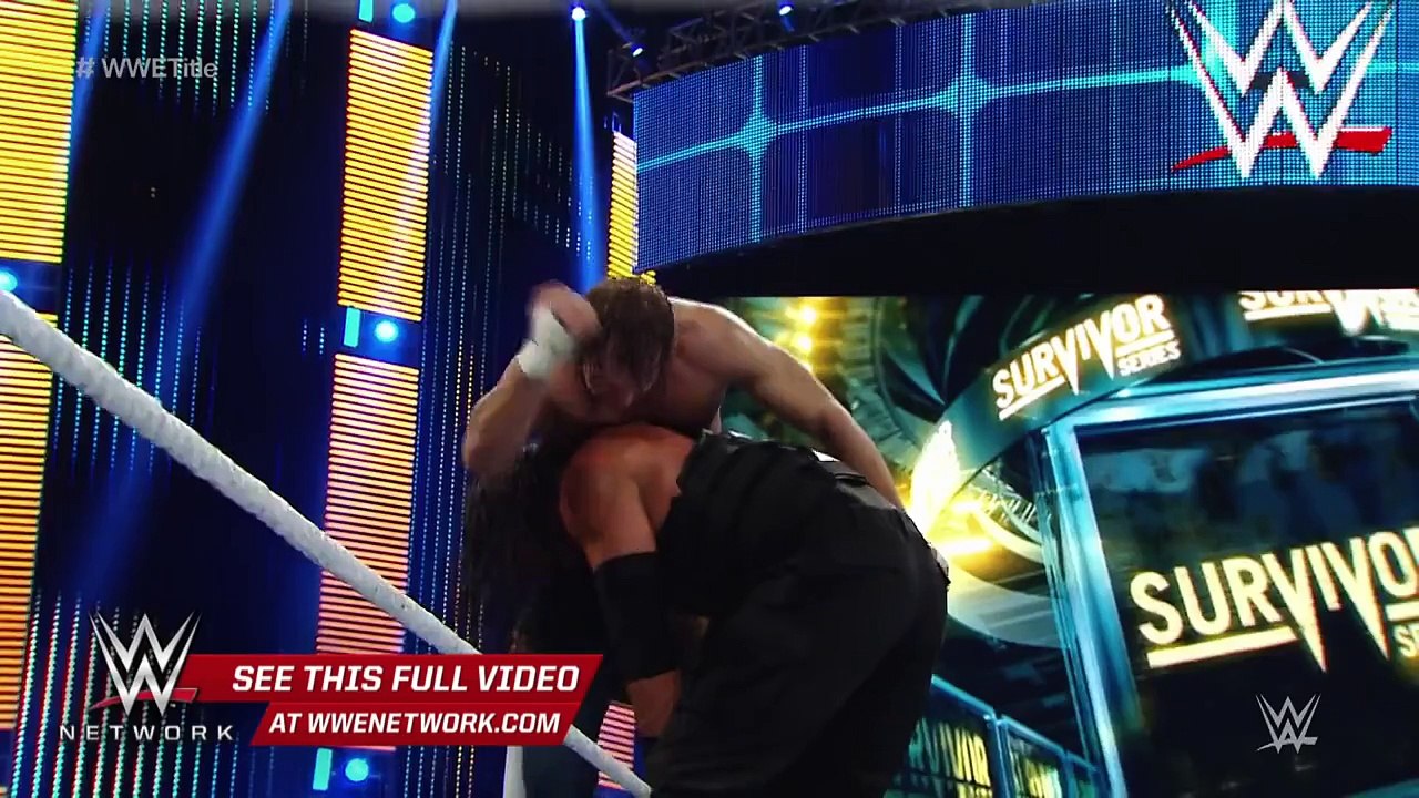 WWE Network: Ambrose vs. Reigns: WWE World Heavyweight Title Final: Survivor Series 2015