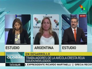Argentina: empleados de Cresta Roja se mantenían en protesta pacífica