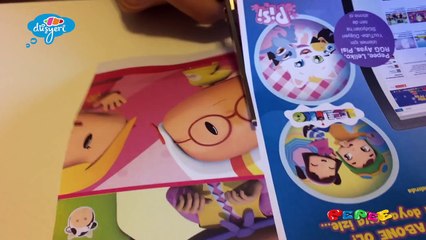 Pepee Gazetesinden Kağıt Oyuncak Kaydır Bak/Ayak Kuklaları/Saymaca Paylaşmaca
