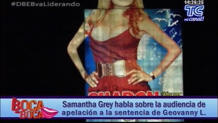 Samantha Grey habla sobre la audiencia de apelación a la sentencia de Geovanny L.