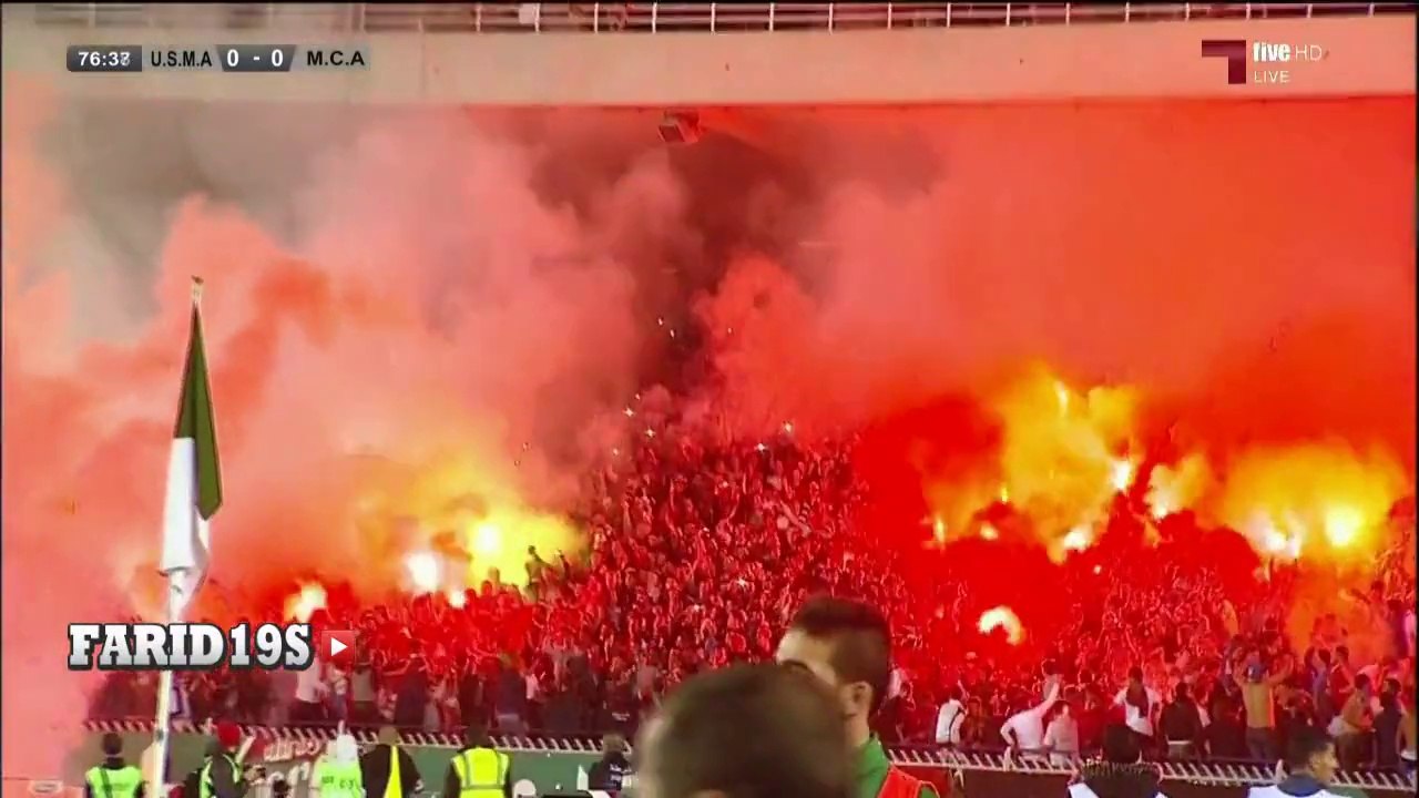 L'ambiance lors du derby USMA-MCA