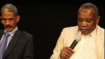 Press conference of the Eritrean transitional President Abdalkarim Nasir is being conduced in London