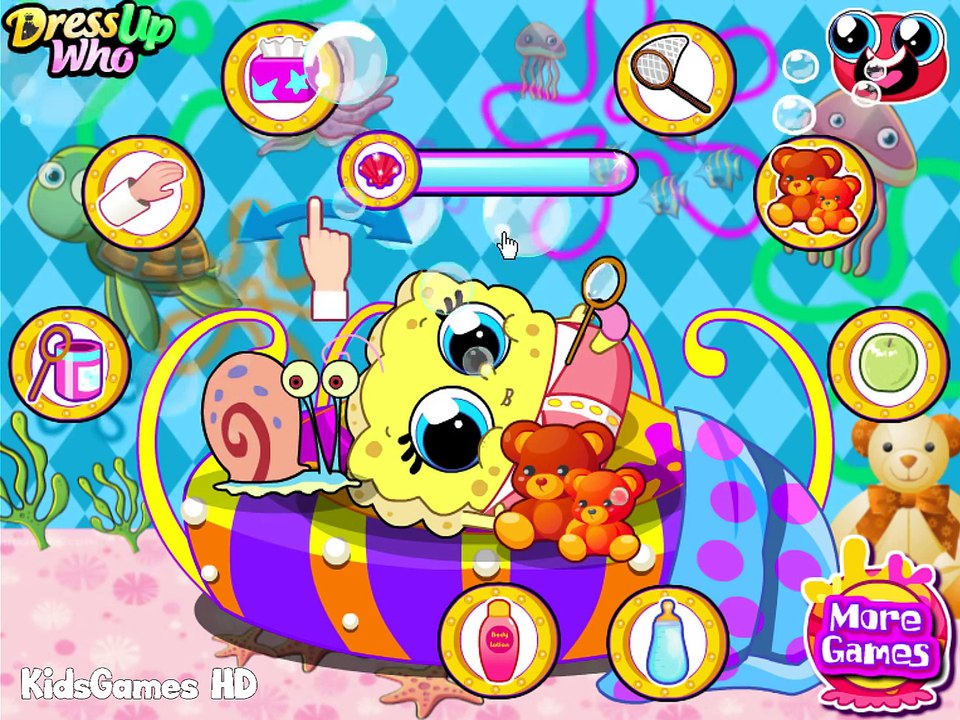 Baby SpongeBob Squarepants & Patrick Game - Baby Care Game for Kids