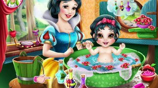 Baby Snow White Game Movie - Disney Princess Baby Snow White Royal Bath Game Cartoon