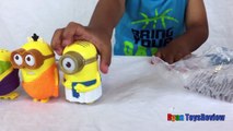 Minions Mcdonalds Happy Meal Toys Minions Movie 2015 Kid playing with toys Ryan ToysReview