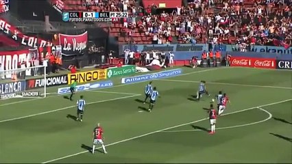 El Sabalero complicó a Olave. Colón 0 - Belgrano 1. Liguilla Pre Sudamericana 2015. FPT.