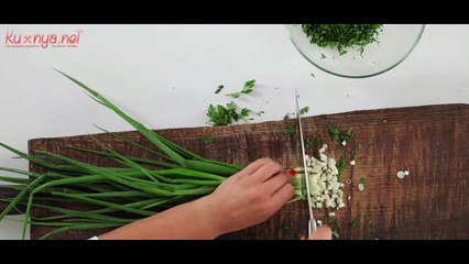 Кутабы со свежей зеленью» (Видео рецепт)