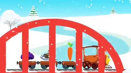 Мультфильмы Смышленый паровозик Новогодняя песенка мультик 1