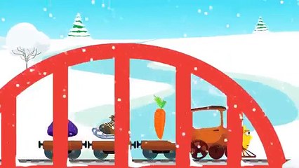 Мультфильмы Смышленый паровозик Новогодняя песенка мультик 1