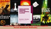 Read  Researching Persons with Mental Illness Applied Social Research Methods EBooks Online