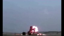 Launch TOW at a tank Syria (Запуск ПТУР по танку Сирия)