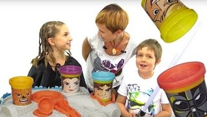 Веселая Школа с Play Doh. Маша, Света, Адриан и Звёздн�