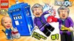 Lets Build & Play LEGO Dimensions #7: DR. WHO!? FGTEEV Duddy Goes Back In Time w/ Tardis!