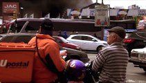 Incendio Automotora. Av Italia y Propios